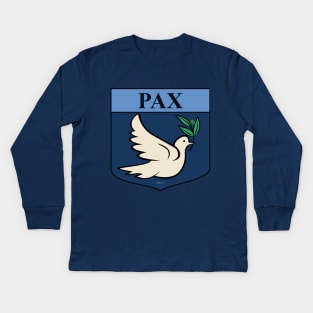 Pax (Peace) Kids Long Sleeve T-Shirt